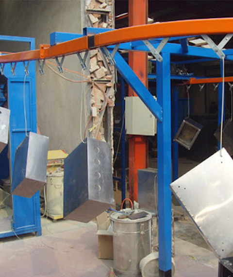 Automatic Powder Coating Line with Power and Free Conveyor