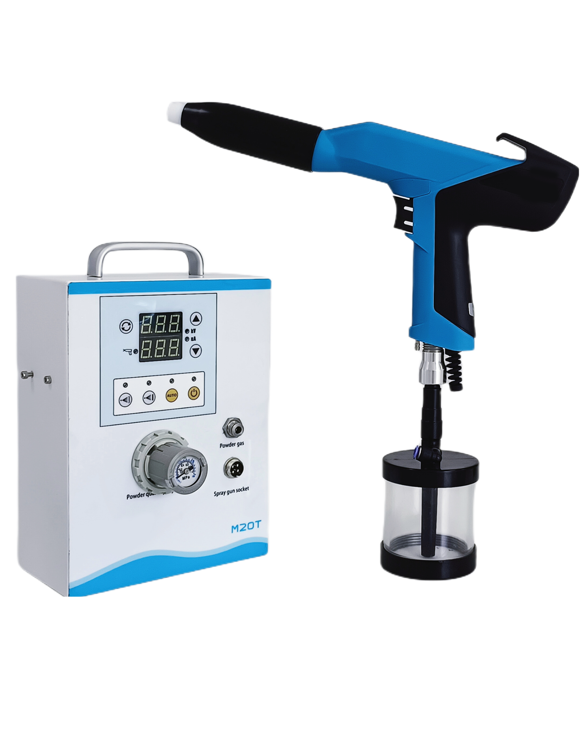 Lab-Scale Spray Gun - Benchtop Manual Electrostatic Powder Coating Gun